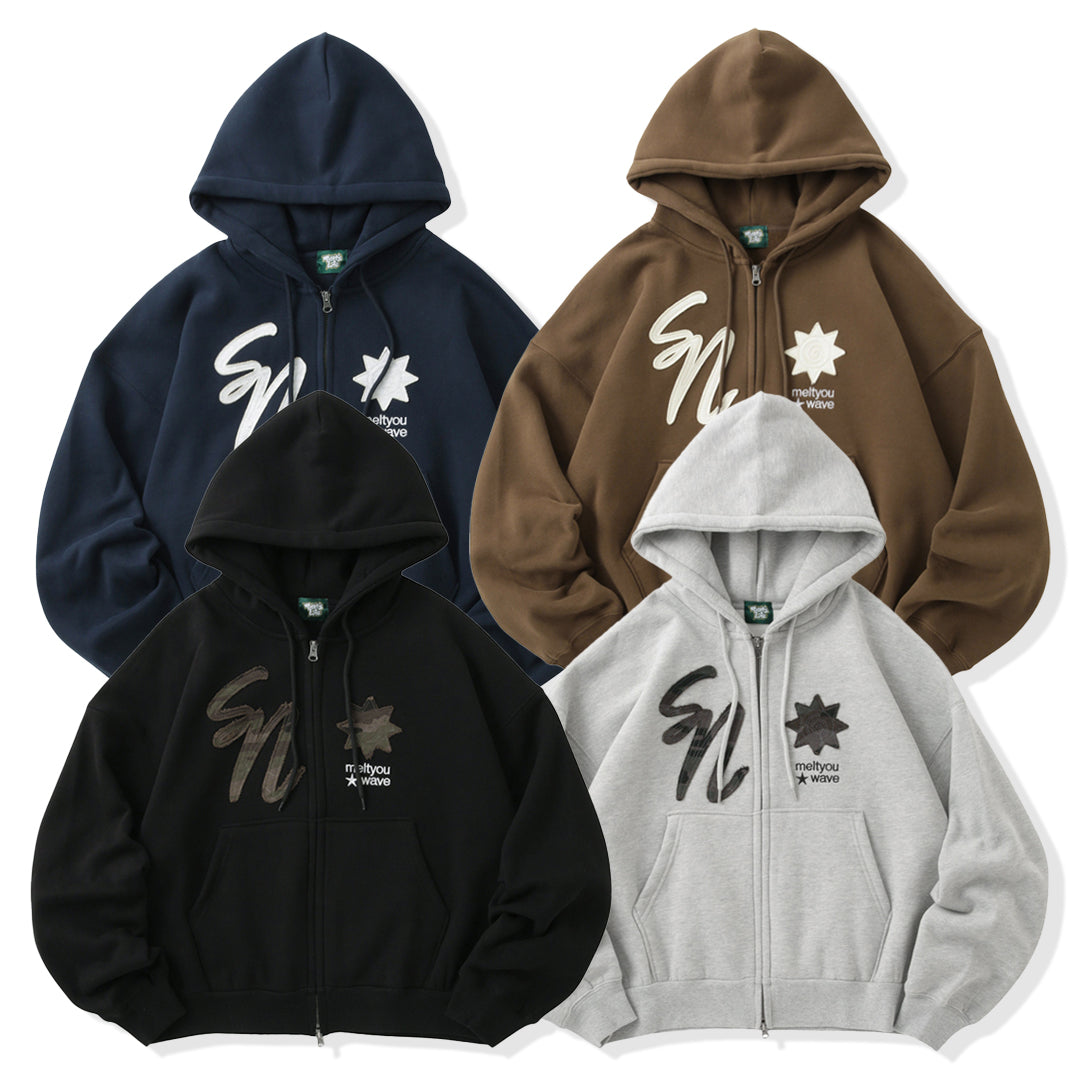 Star Emblem zip hoodie free