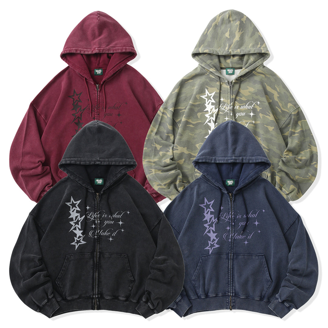 Vintage styles Starfall Script zip hoodie free