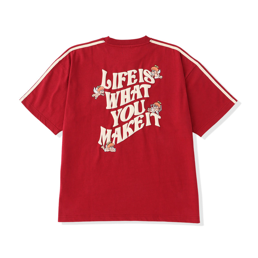 HEAVY WEIGHT 7.5oz ANGEL LOGO LINE TEE