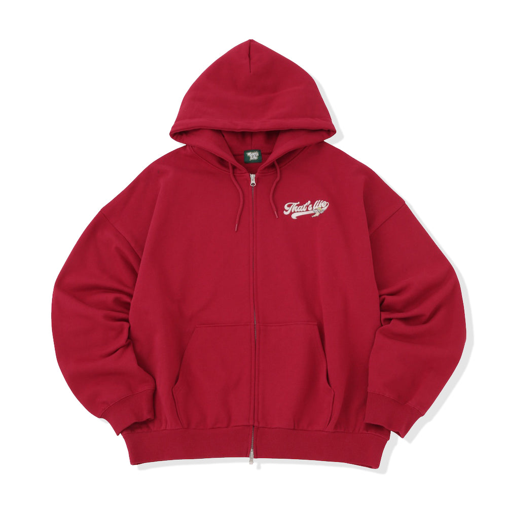 HEAVY WEIGHT 12.0oz ANGEL LOGO ZIP HOODIE