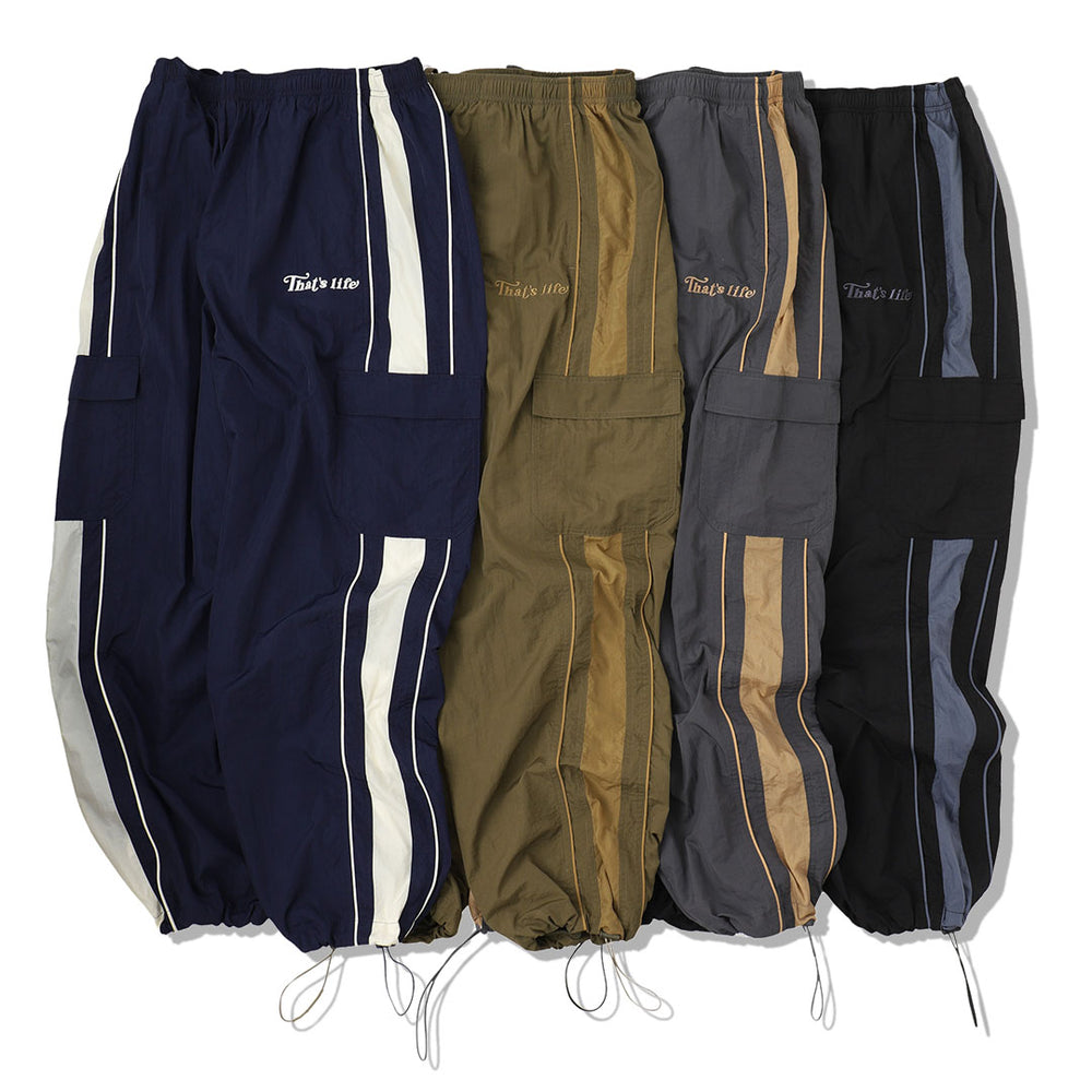 That's life Nylon Tech Track Cargo Pants 