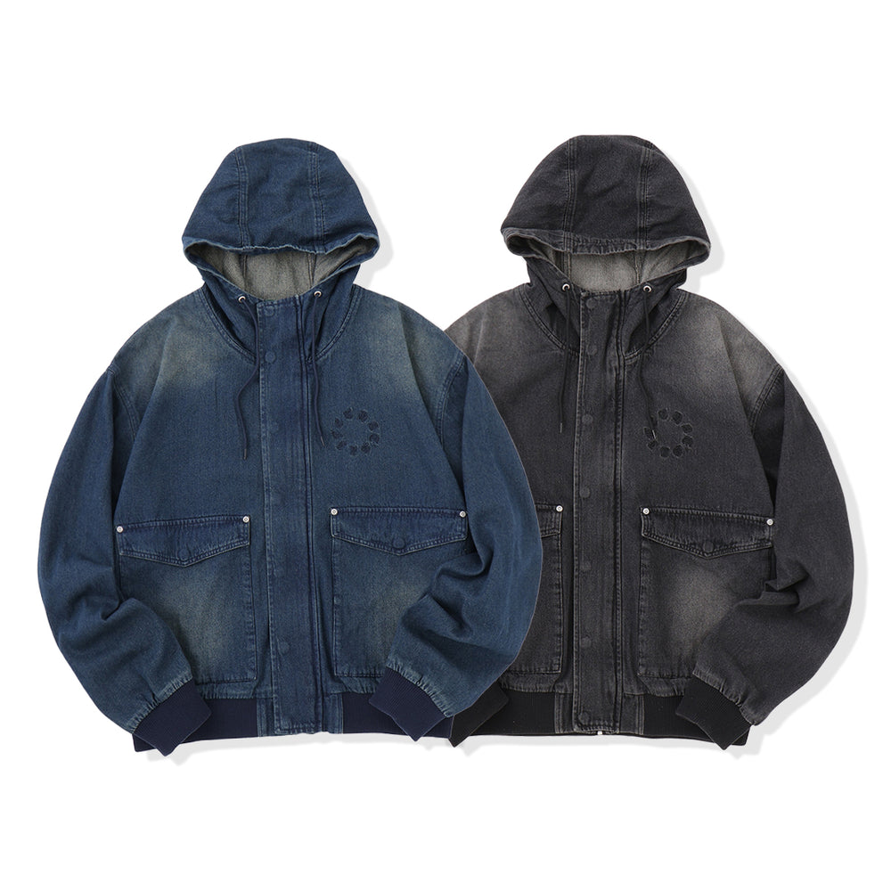 Patchwork Denim Jacket free