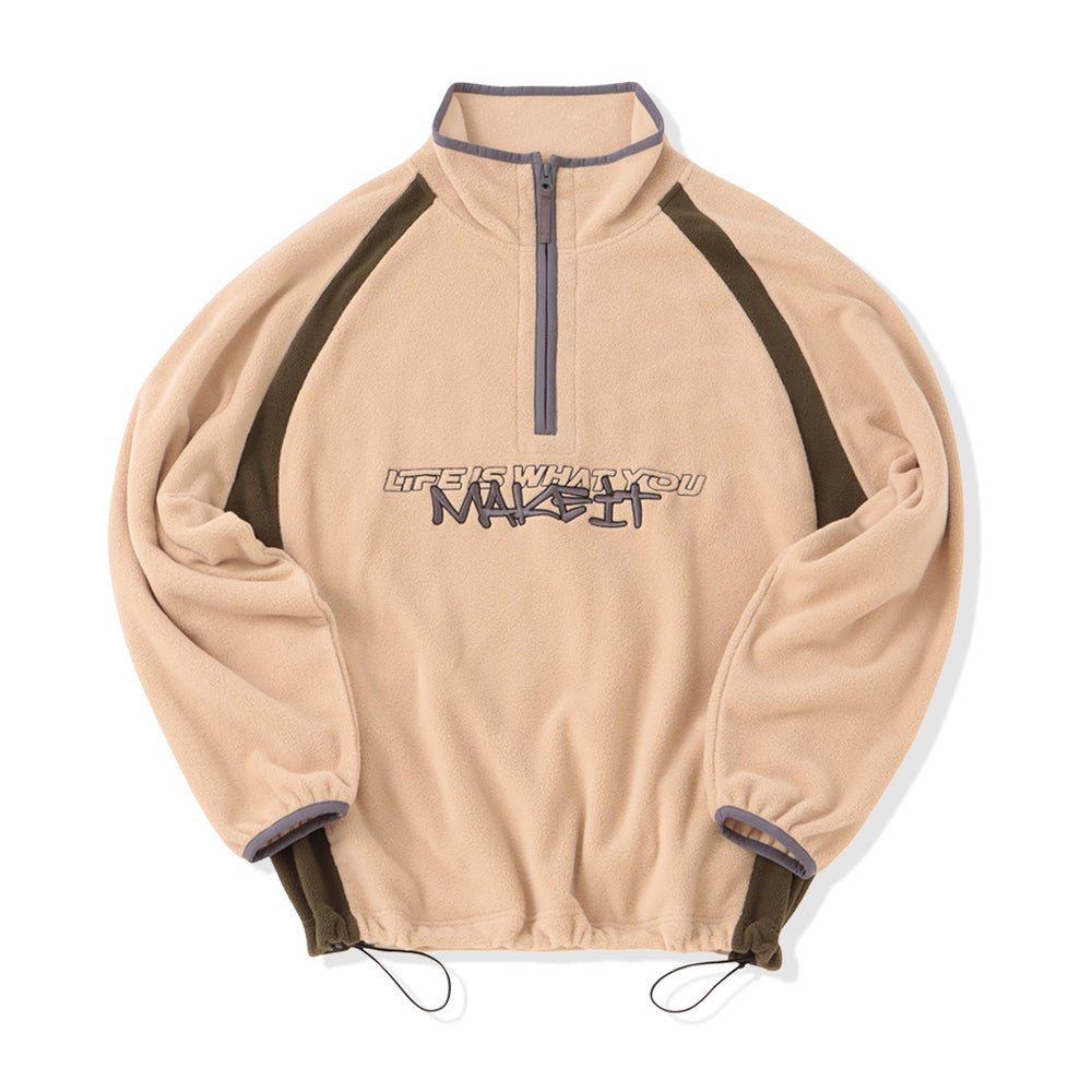 That's life Original Fleece Half zip sweat