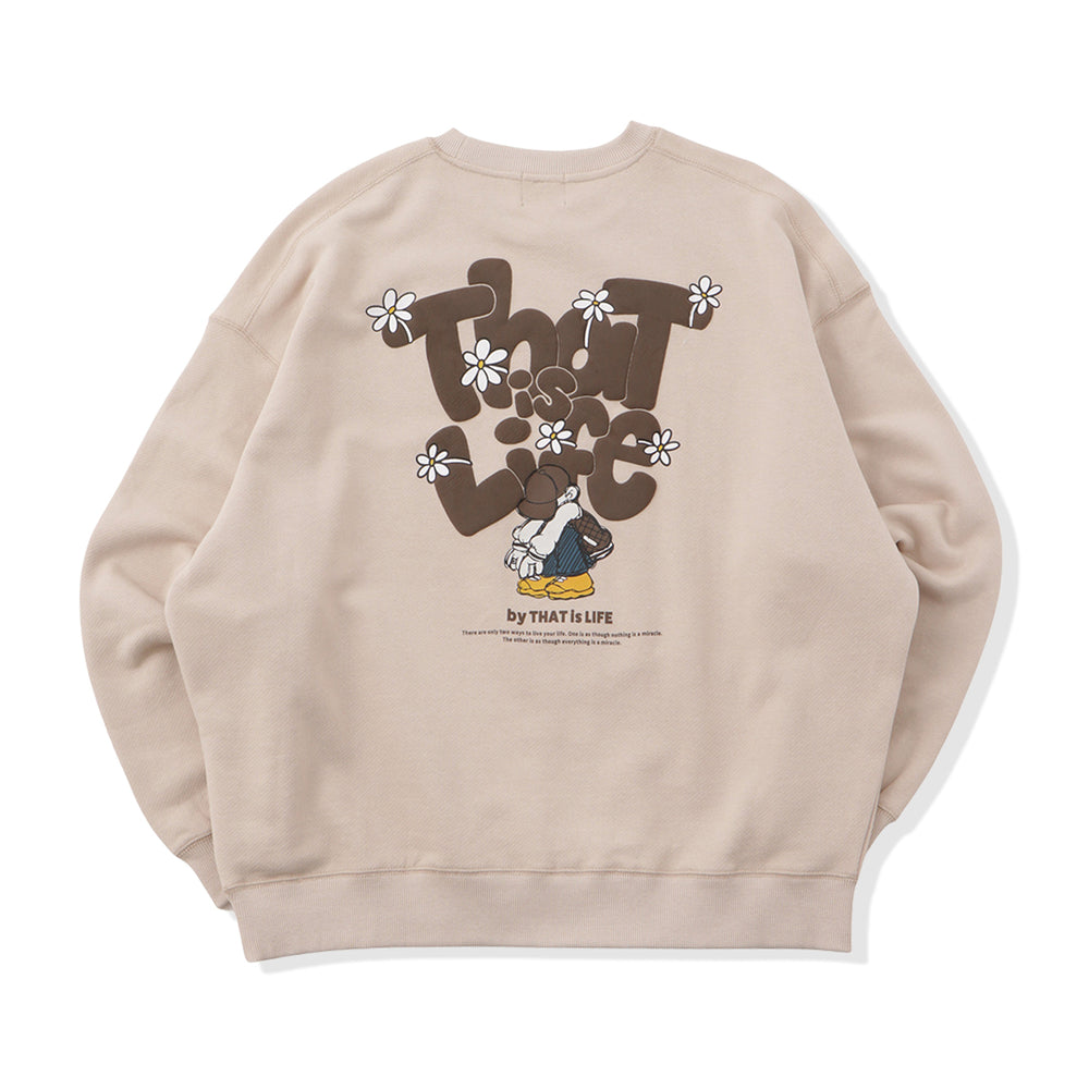 HEAVY WEIGHT 11.0oz "FLOWER BOY" LOGO SWEAT