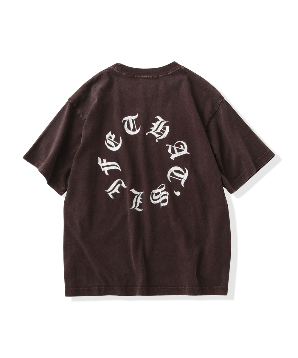 Vintage styles Circle logo tee
