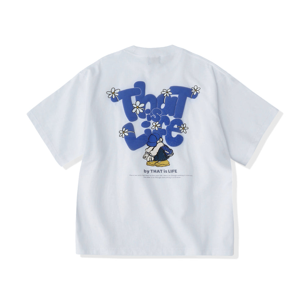 HEAVY WEIGHT 7.1oz "FLOWER BOY" LOGO TEE