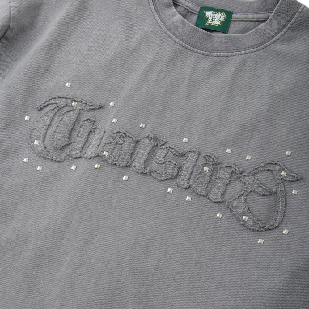 Vintage styles Patch work logo tee