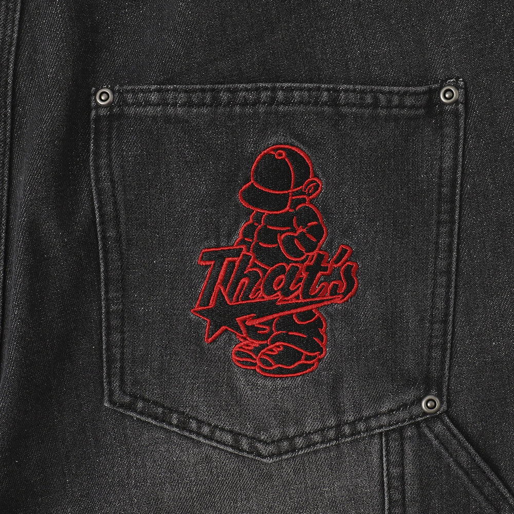 “CAP BOY” logo Original Double Knee Denim