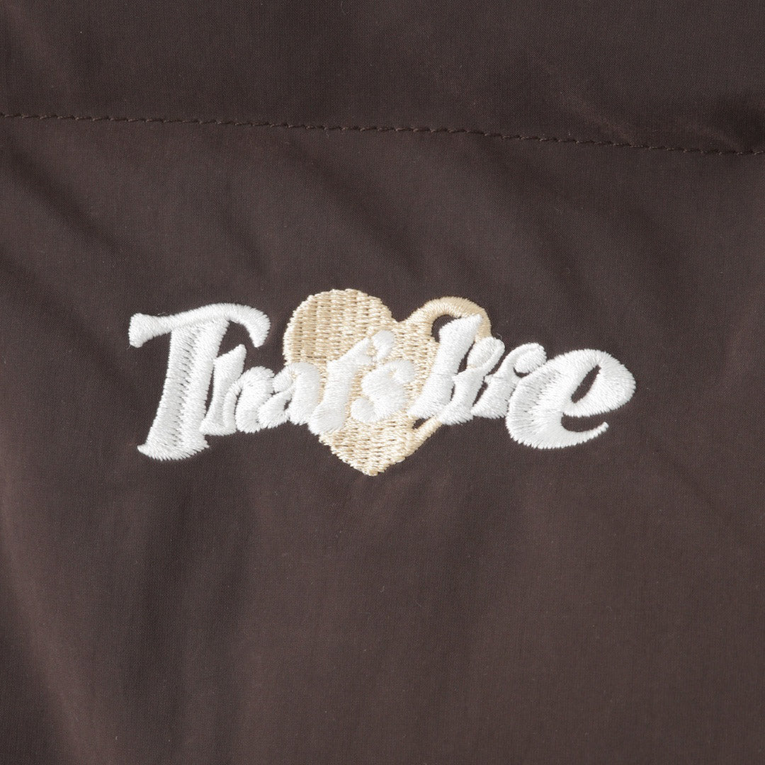 That's life Heart logo Puffer Jacket