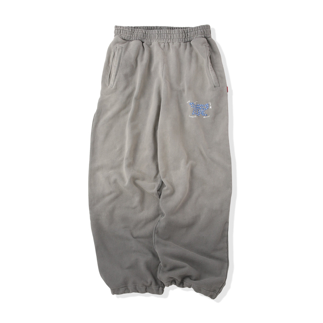 Vintage fade Wave logo sweat pants