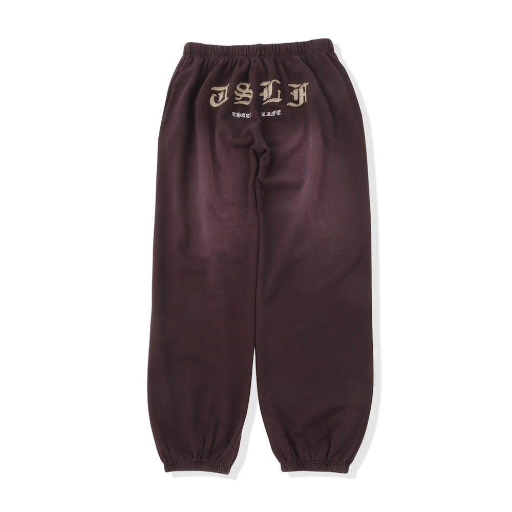 Vintage styles Patch work logo sweat pants