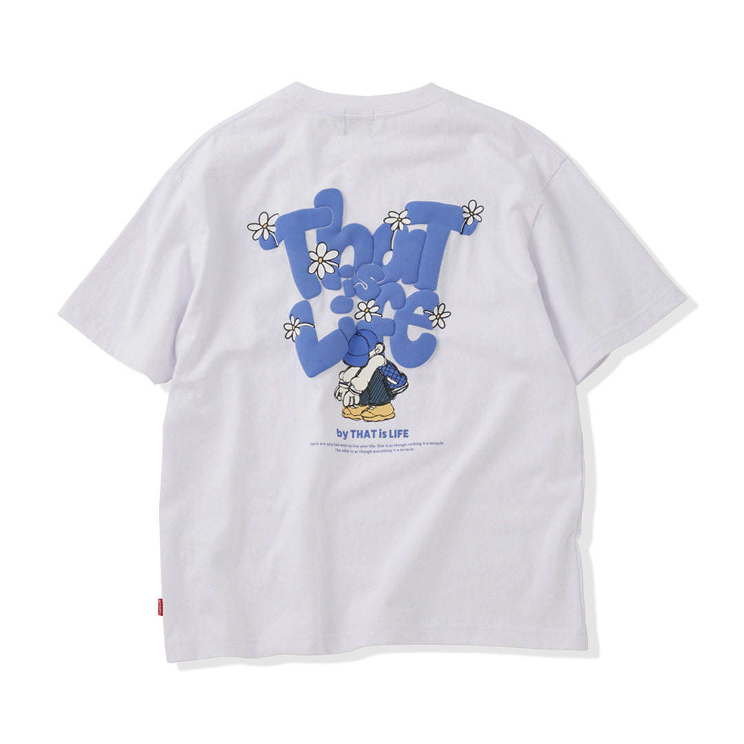 HEAVY WEIGHT 8.2oz "FLOWER BOY" LOGO TEE
