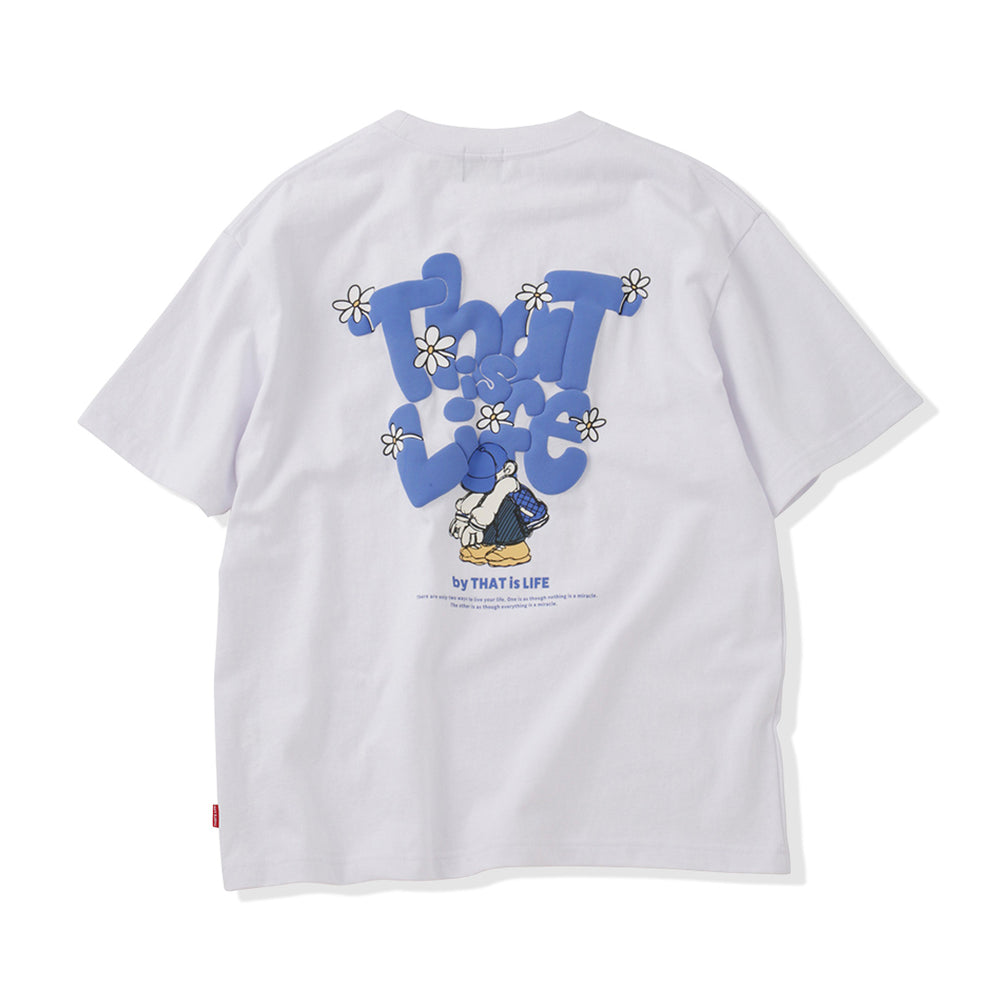 HEAVY WEIGHT 8.2oz "FLOWER BOY" LOGO TEE