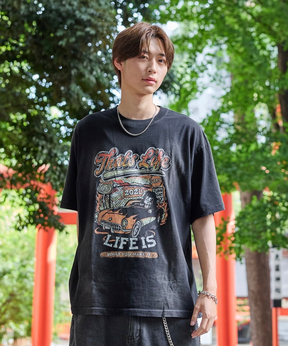 Vintage styles Racing logo Tee