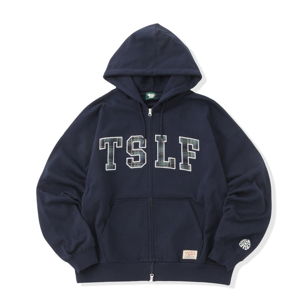 12.0oz FRONT LOGO ZIP HOODIE