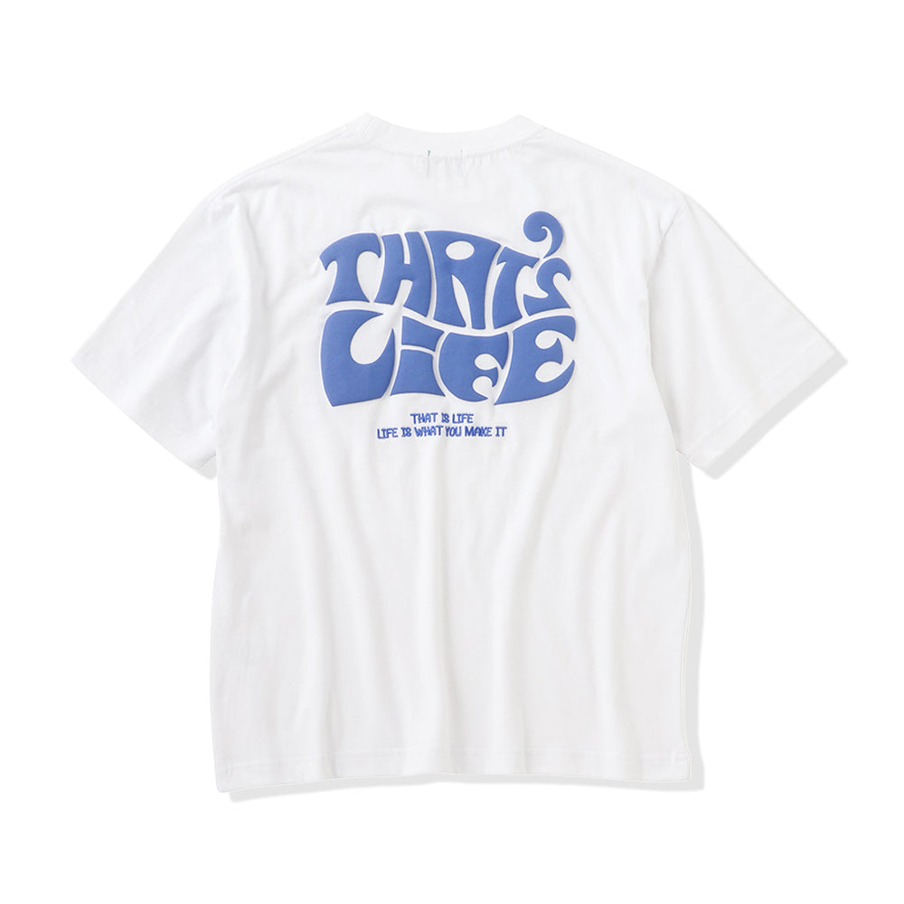 Surf logo back print T-shirt