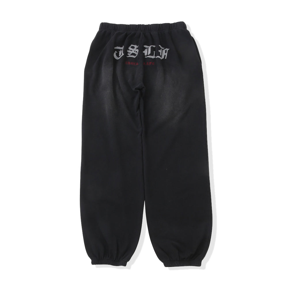 Vintage styles Patch work logo sweat pants