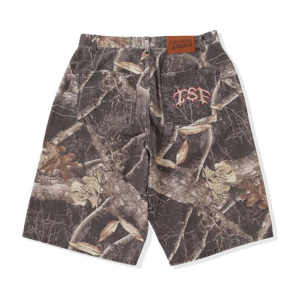 Denim-inspired damege shorts