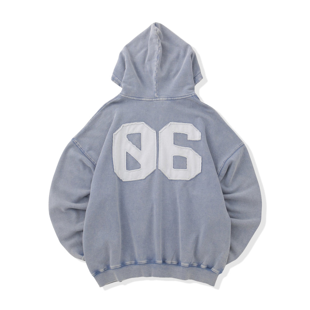 Number logo Full zip hoodie