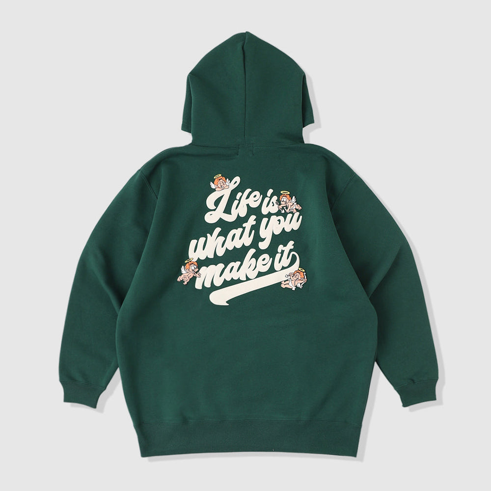 HEAVY WEIGHT ANGEL LOGO HOODIE 