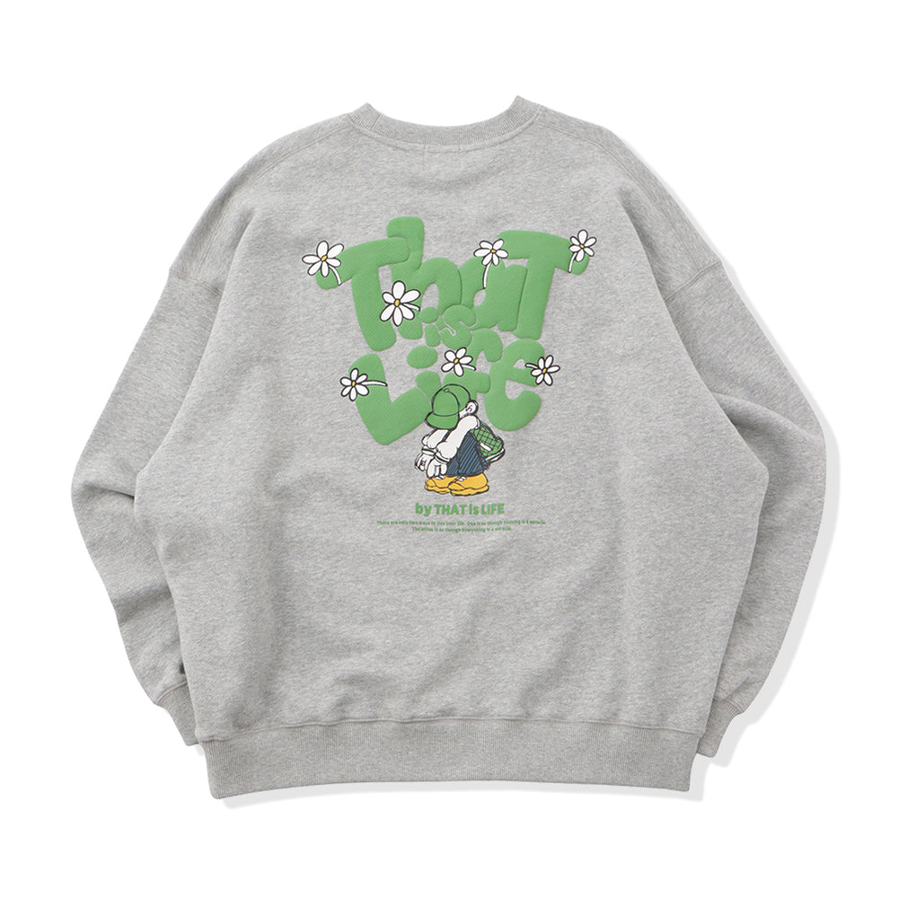HEAVY WEIGHT 11.0oz "FLOWER BOY" LOGO SWEAT