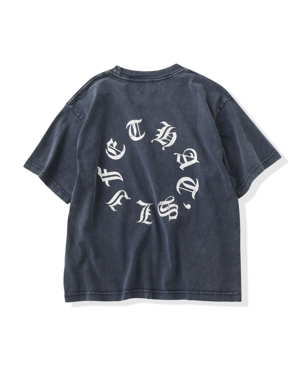 Vintage styles Circle logo tee