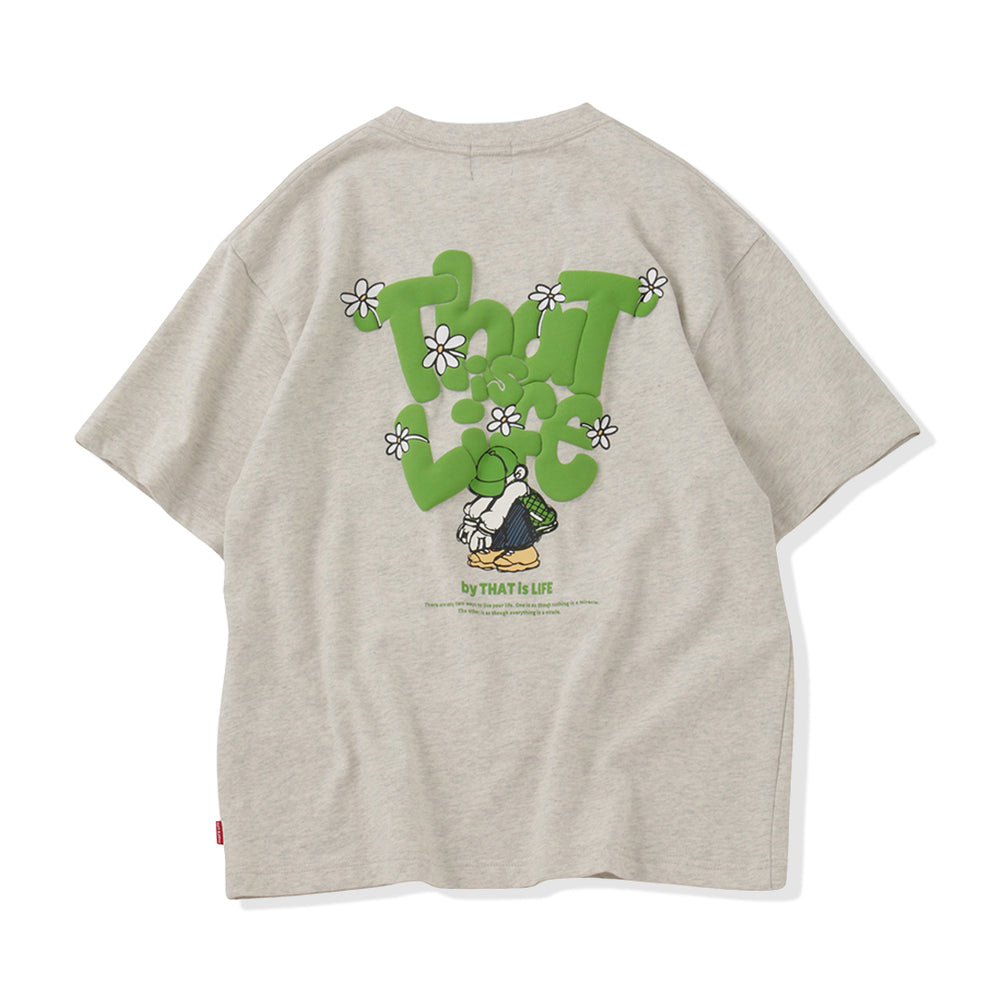 HEAVY WEIGHT 8.2oz "FLOWER BOY" LOGO TEE