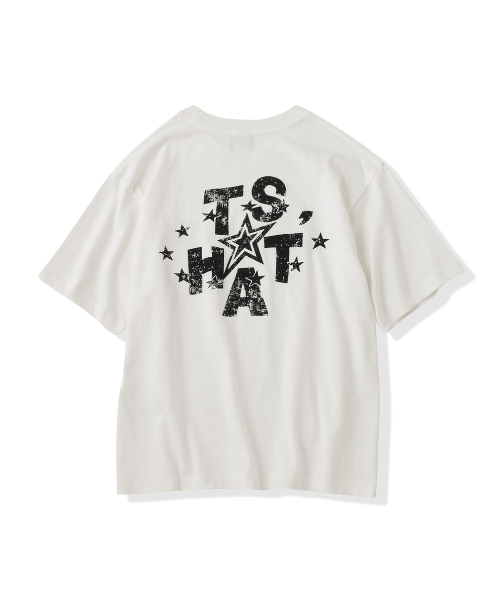 Vintage styles Rock Star logo tee