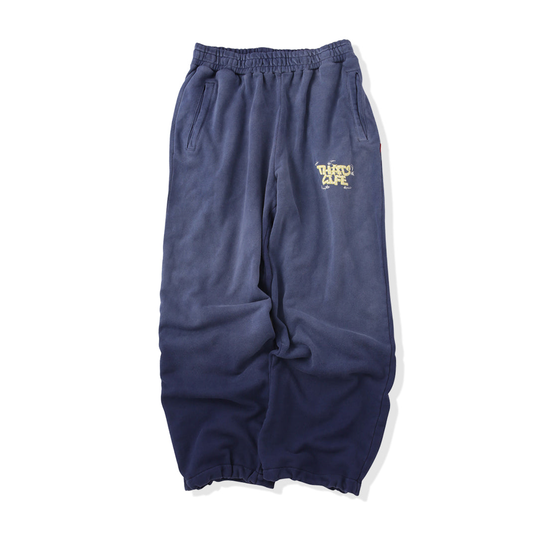 Vintage fade Wave logo sweat pants – That's life online store
