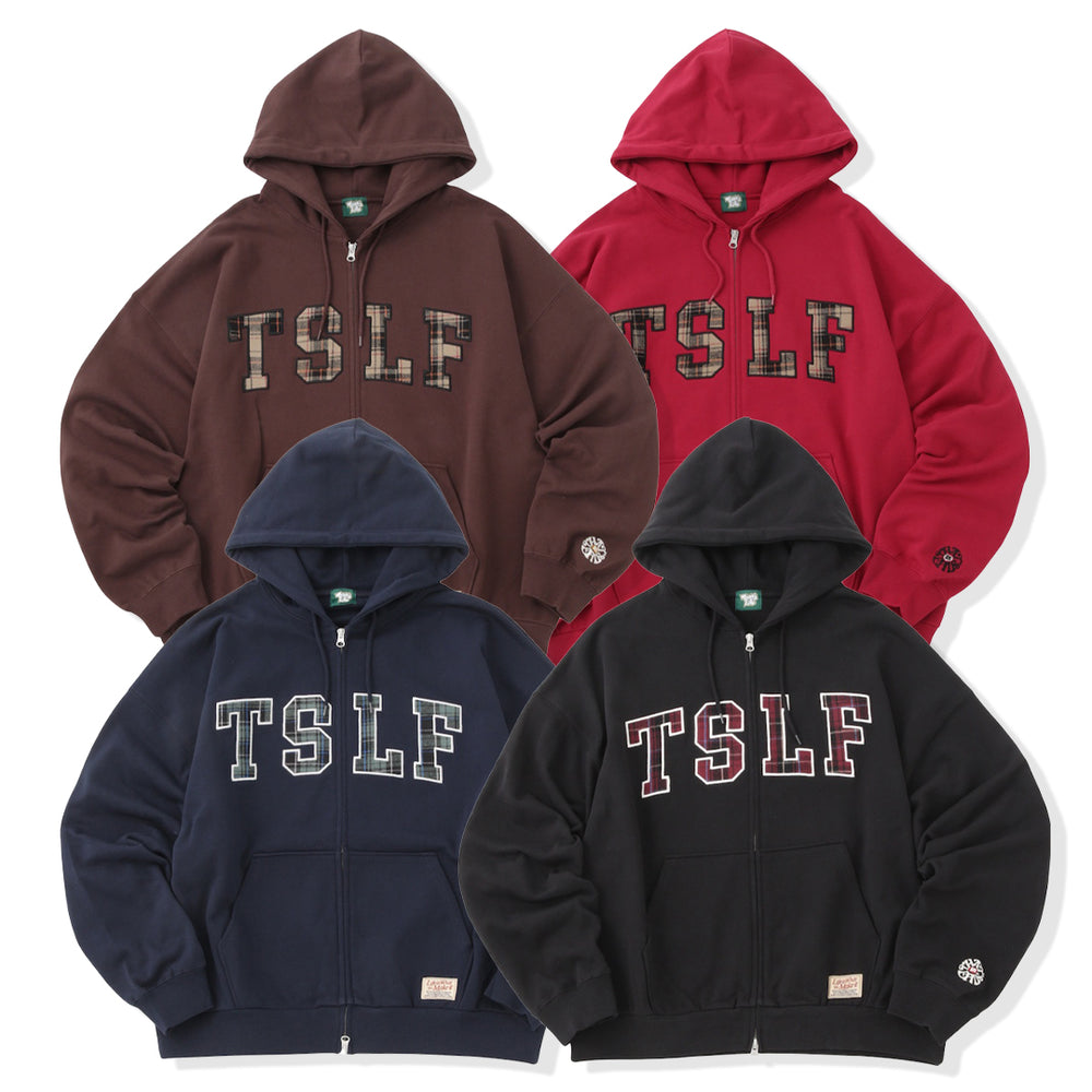 12.0oz FRONT LOGO ZIP HOODIE
