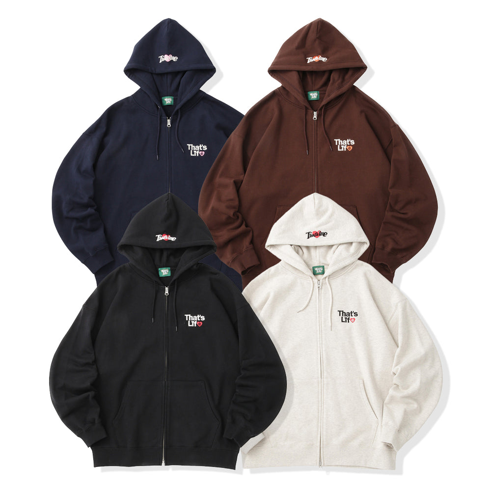 HEAVY WEIGHT 13.0oz “HEARTSTACK” logo zip hoodie free