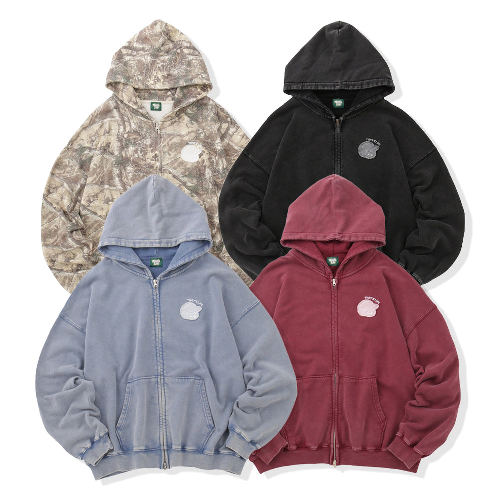 Number logo Full zip hoodie