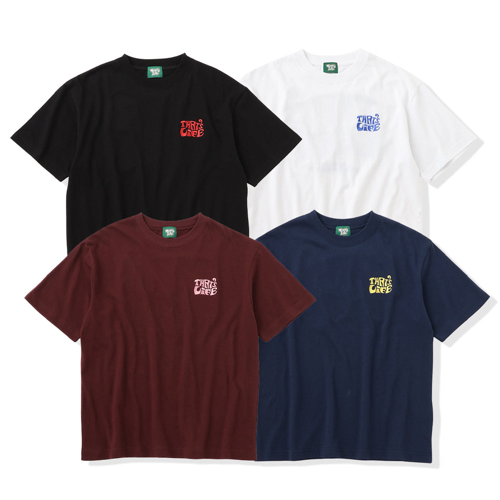 Surf logo back print T-shirt