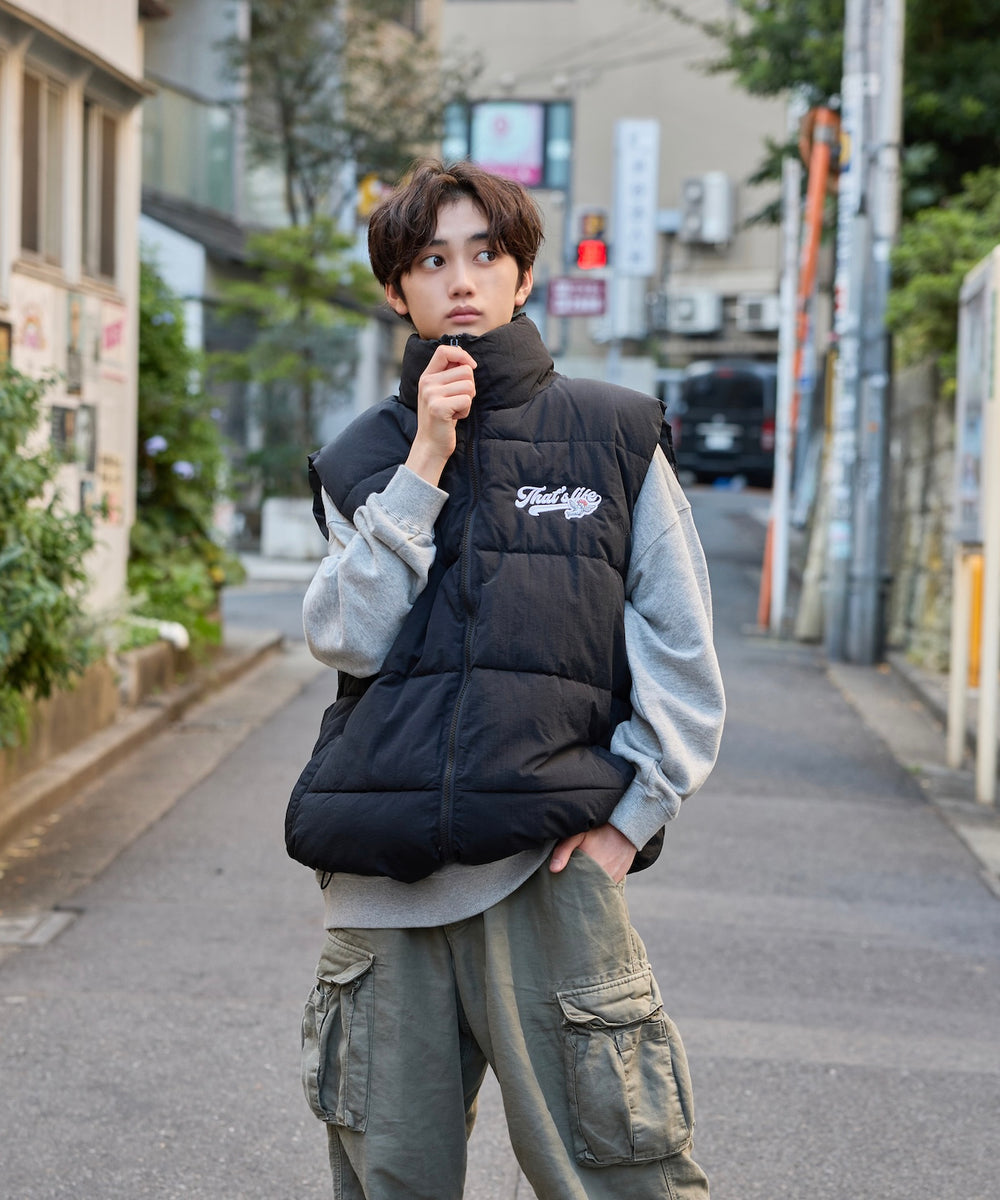 That's life Angel logo padded vest 