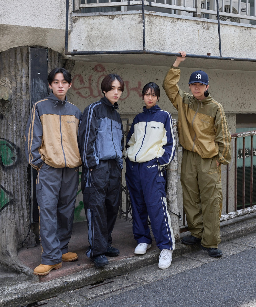 That's life Nylon Tech Track Cargo Pants 