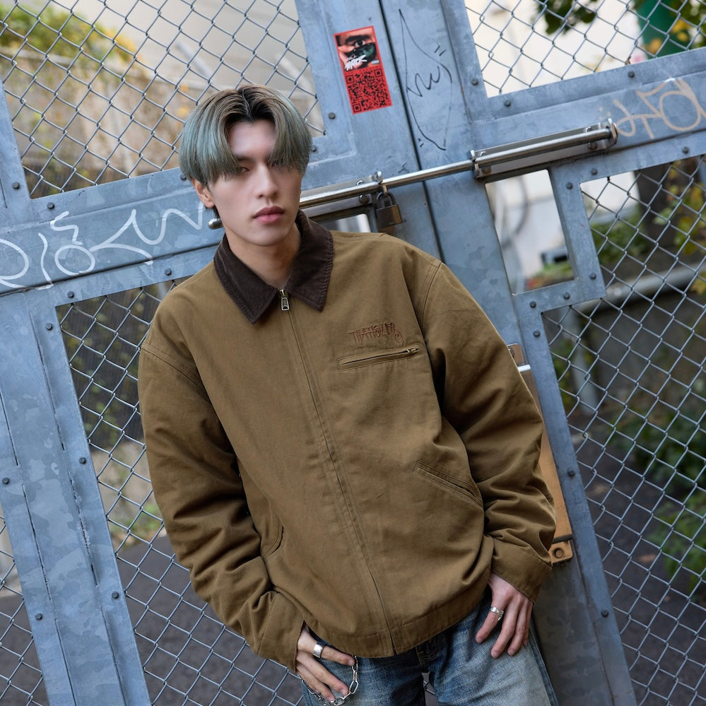 90s Vintage styles Detroit Jacket