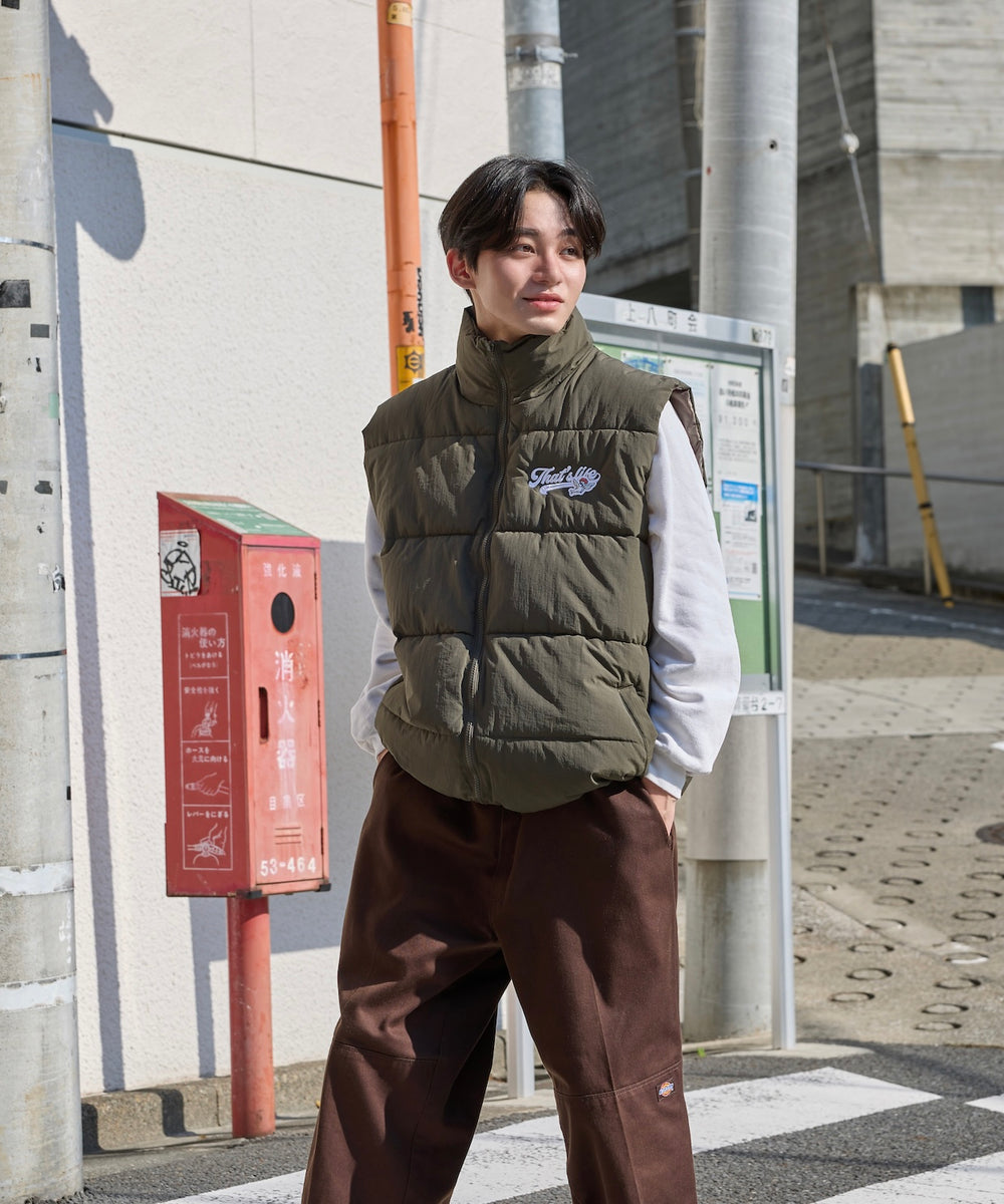 That's life Angel logo padded vest 