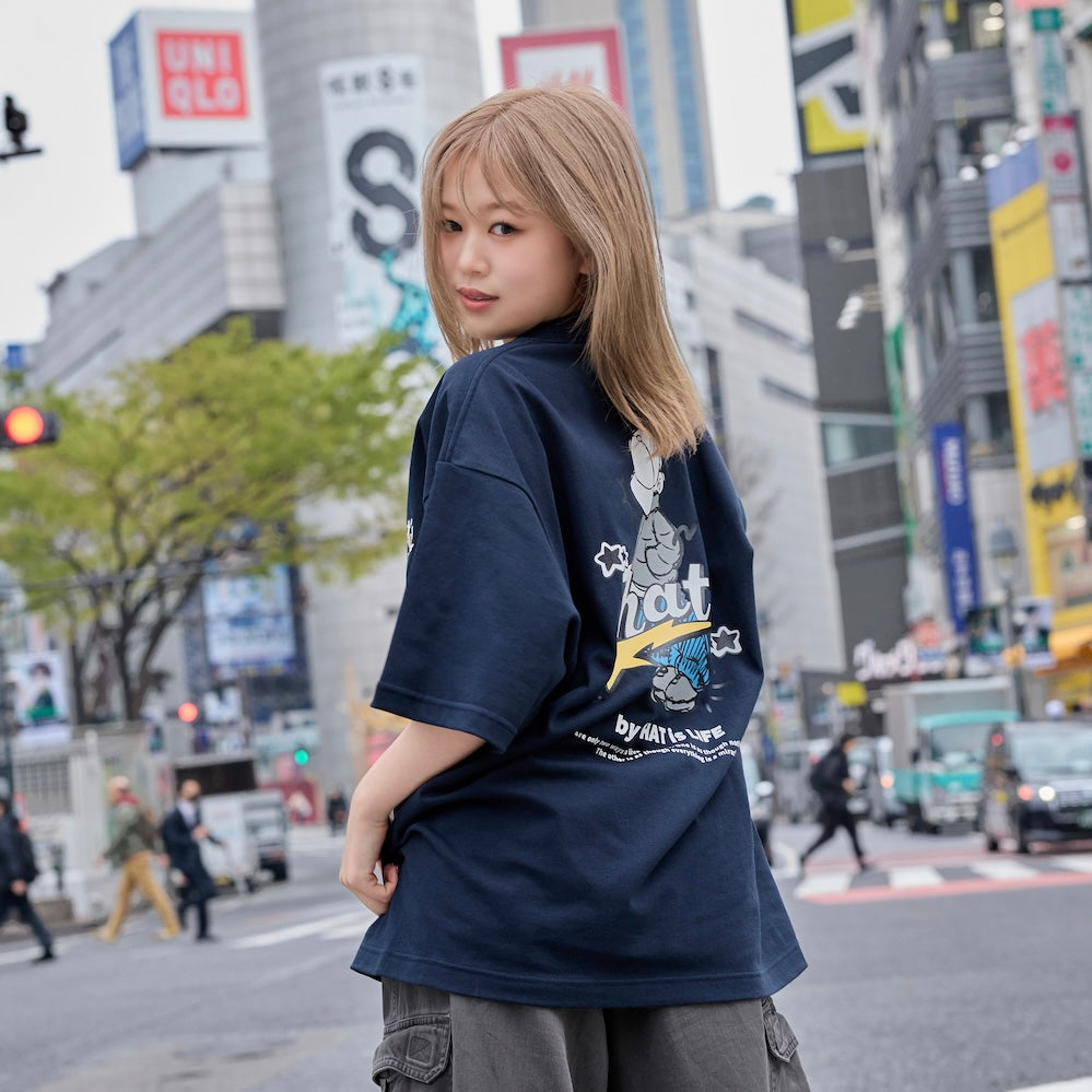 HEAVY WEIGHT 7.1oz "CAP BOY" LOGO TEE