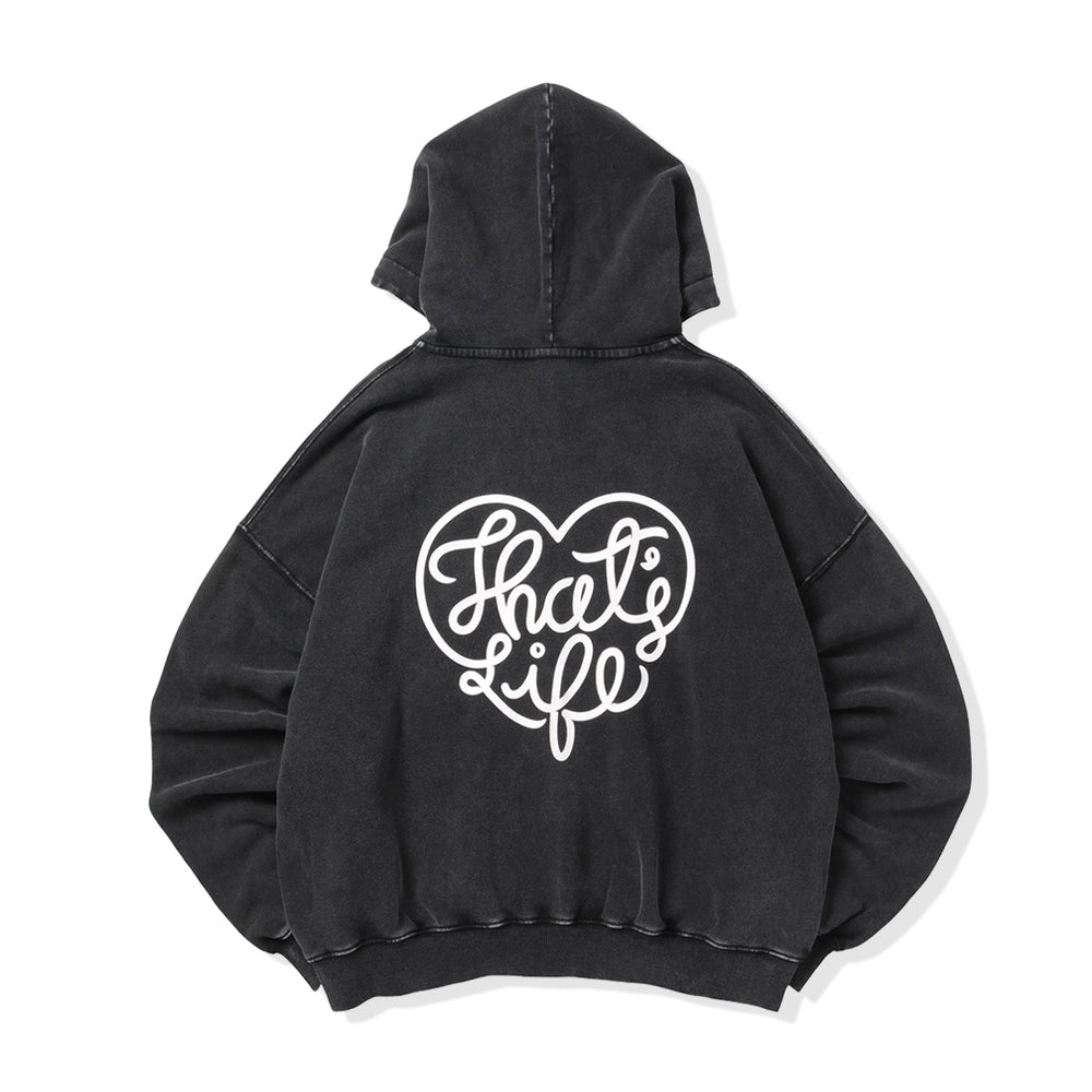 Vintage styles Heart logo zip hoodie free