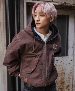 Vintage styles South North logo Duck Hooded Jacket – That's life