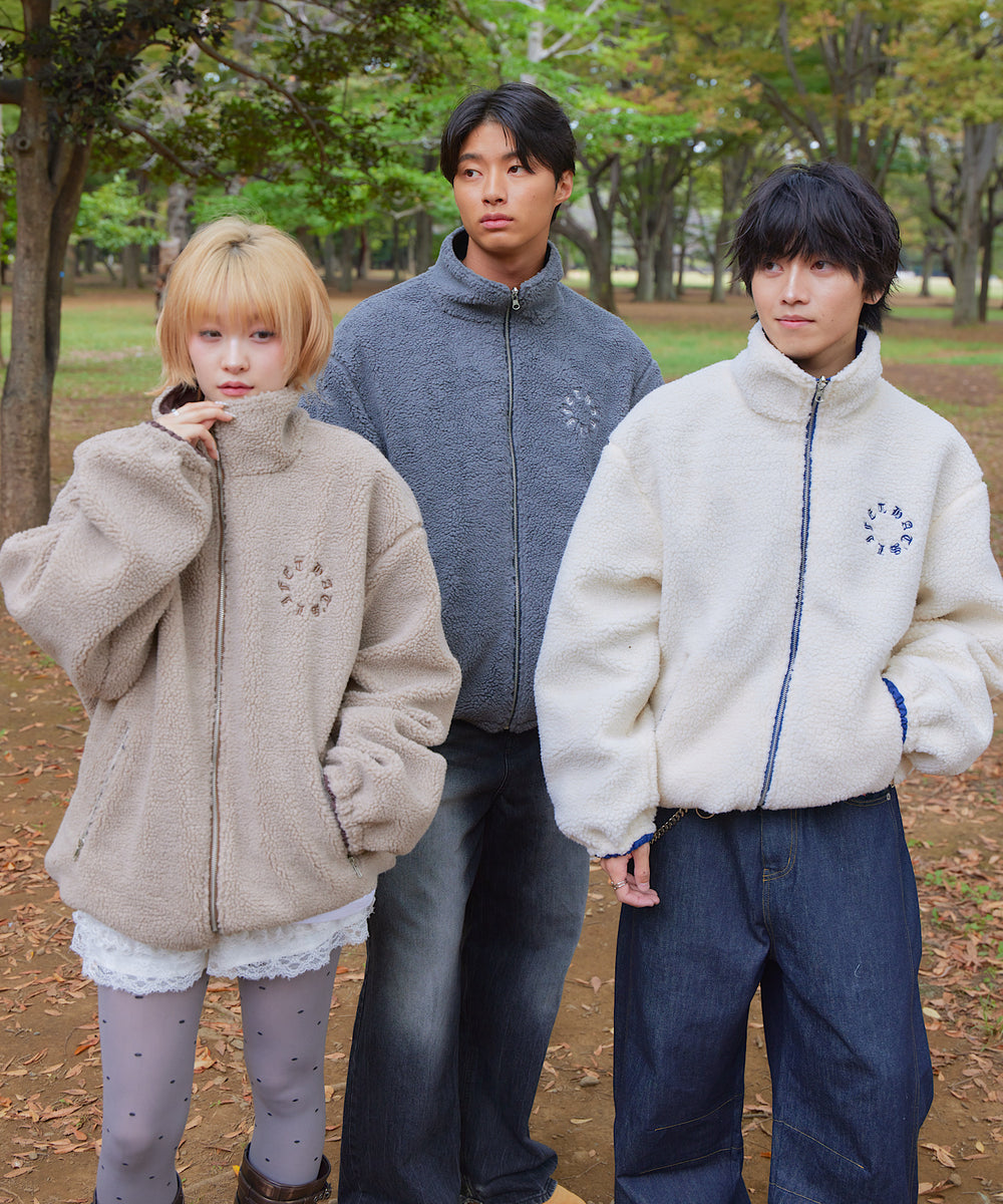 Circle logo Nylon Reversible Jacket