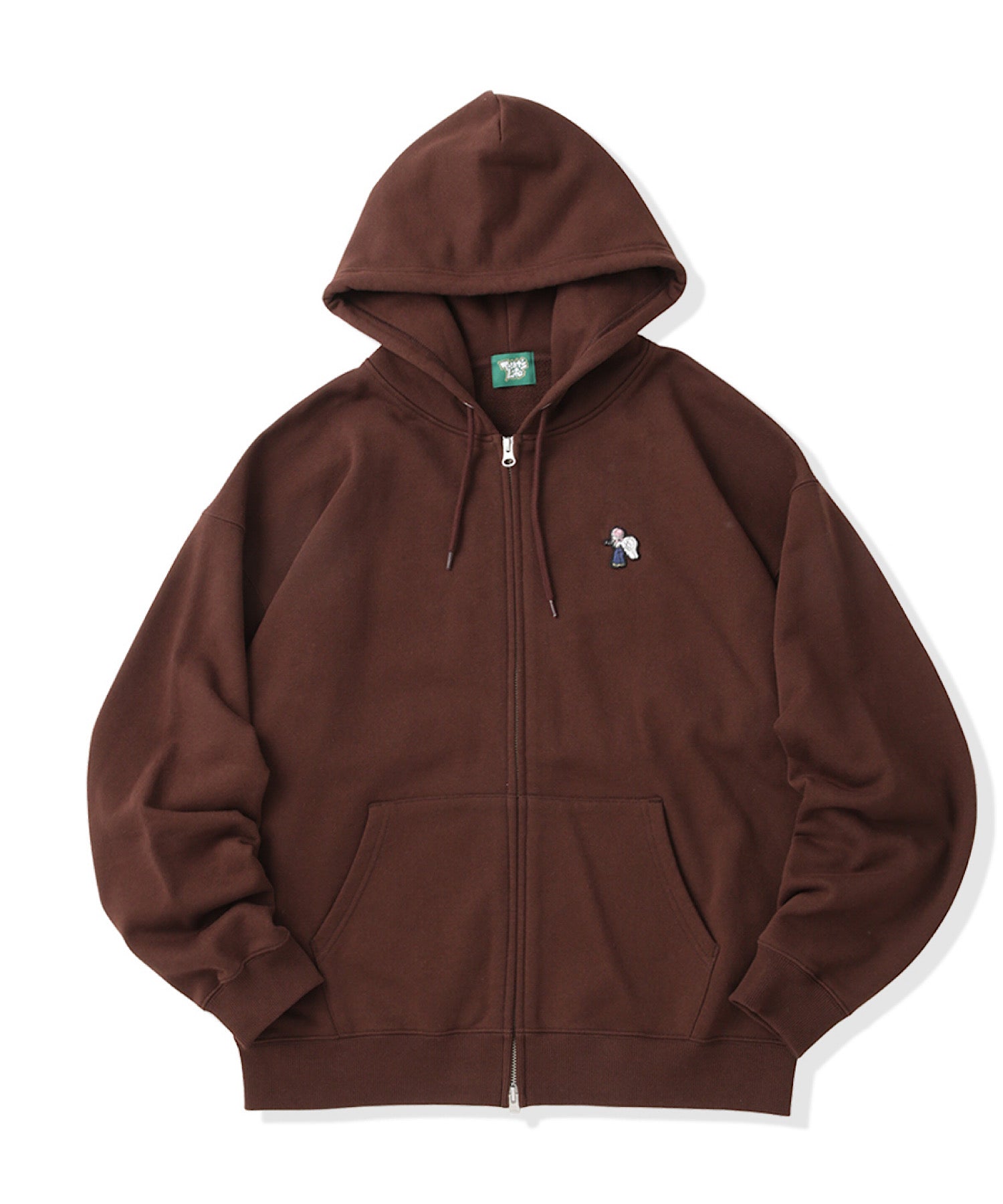 HEAVY WEIGHT 13.0oz "ANGEL GIRL" LOGO ZIP HOODIE