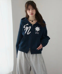 Star Emblem zip hoodie – That's life online store