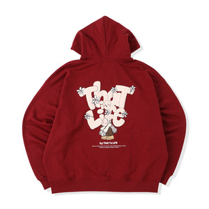 HEAVY WEIGHT 11.0oz "FLOWER BOY" LOGO ZIP HOODIE