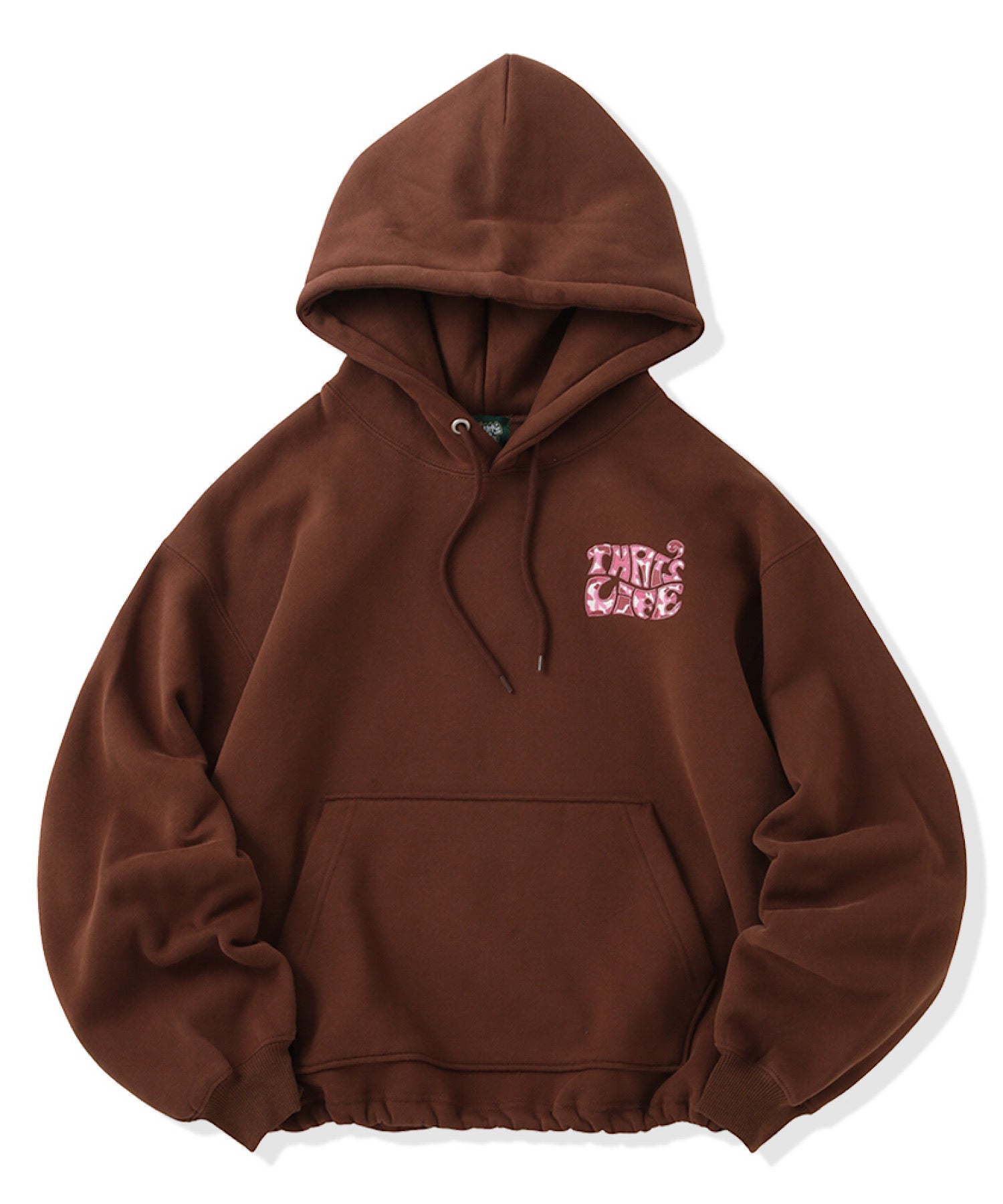 Surf Camo logo front print hoodie