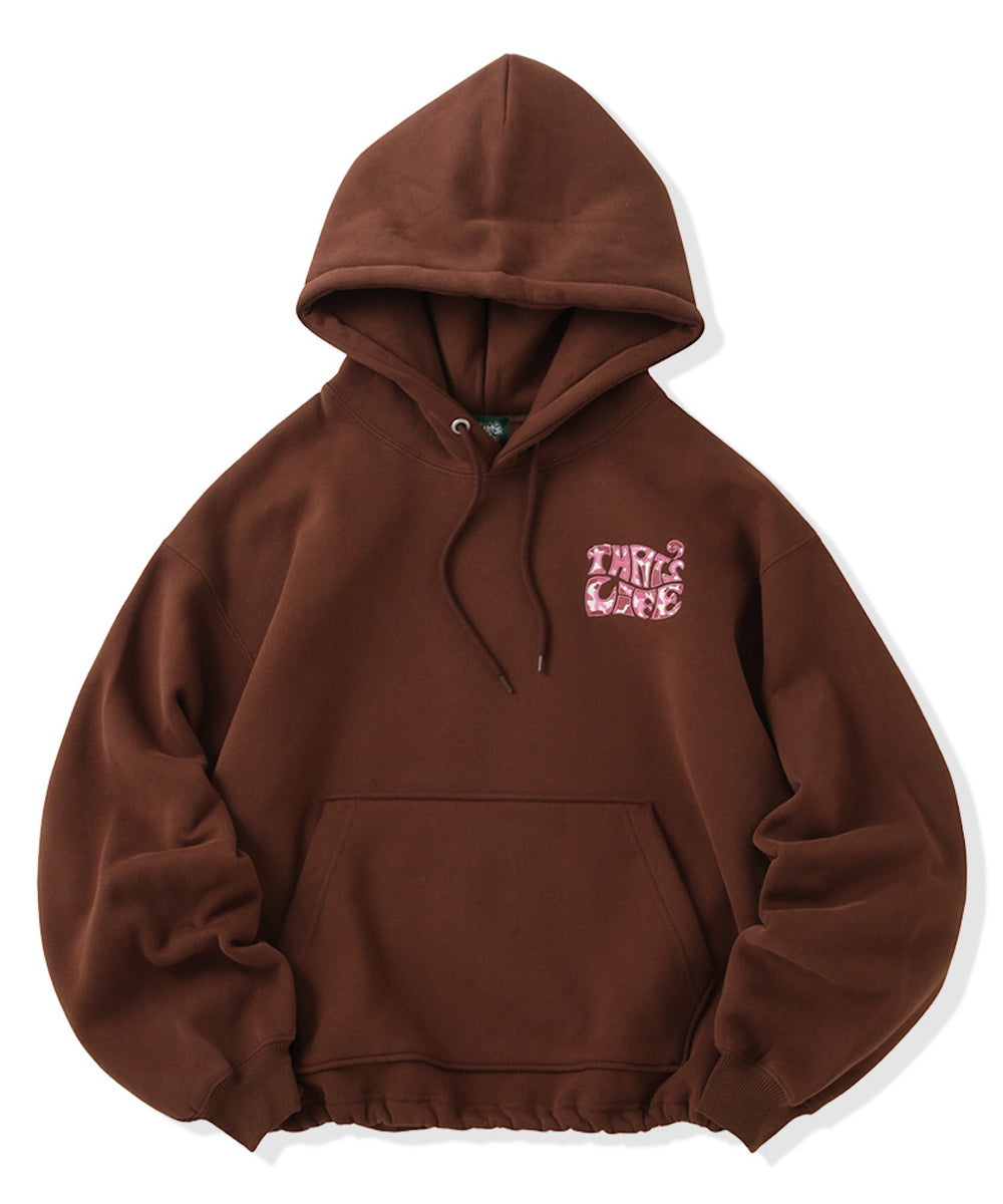 Surf Camo logo front print hoodie