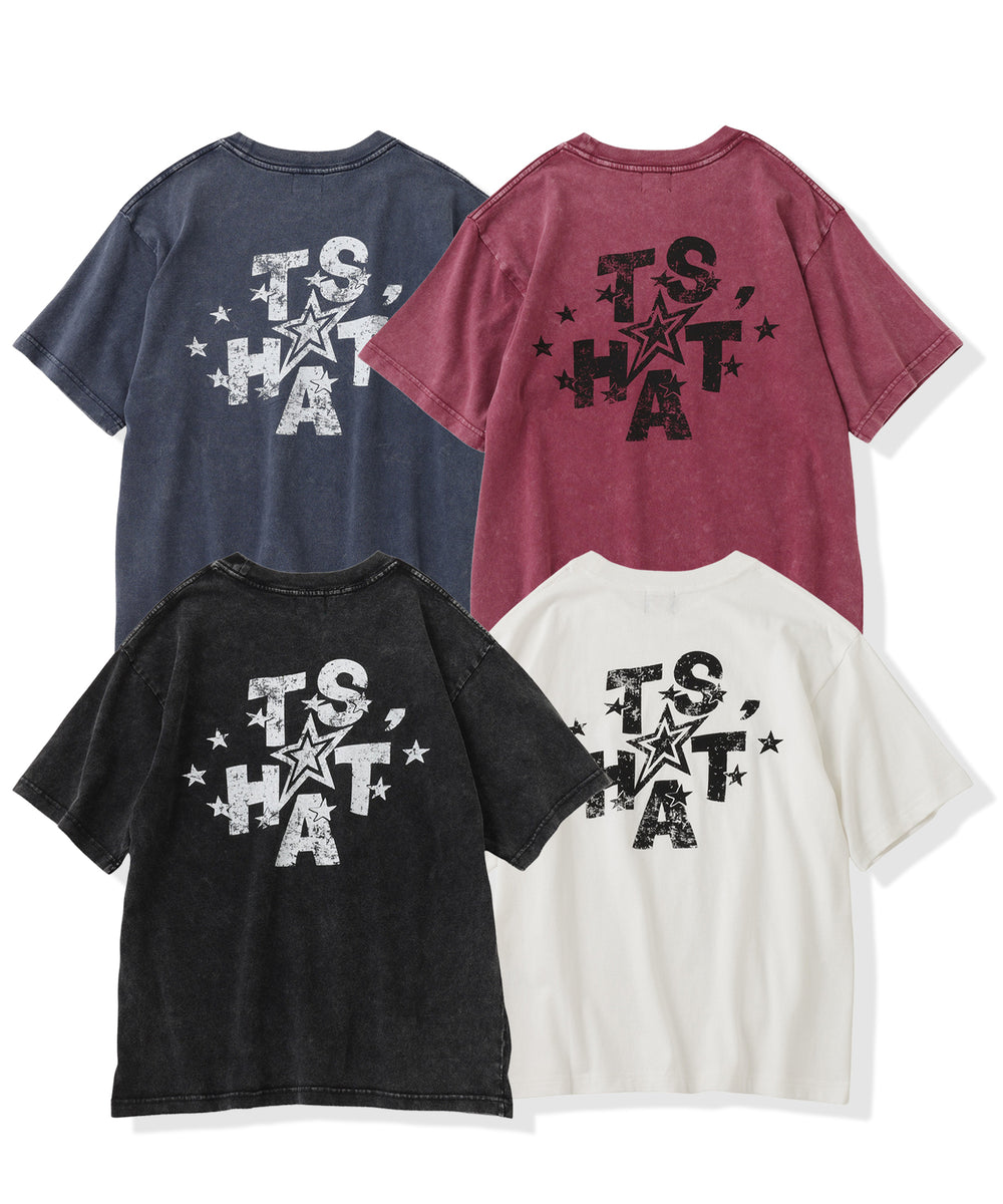 Vintage styles Rock Star logo tee