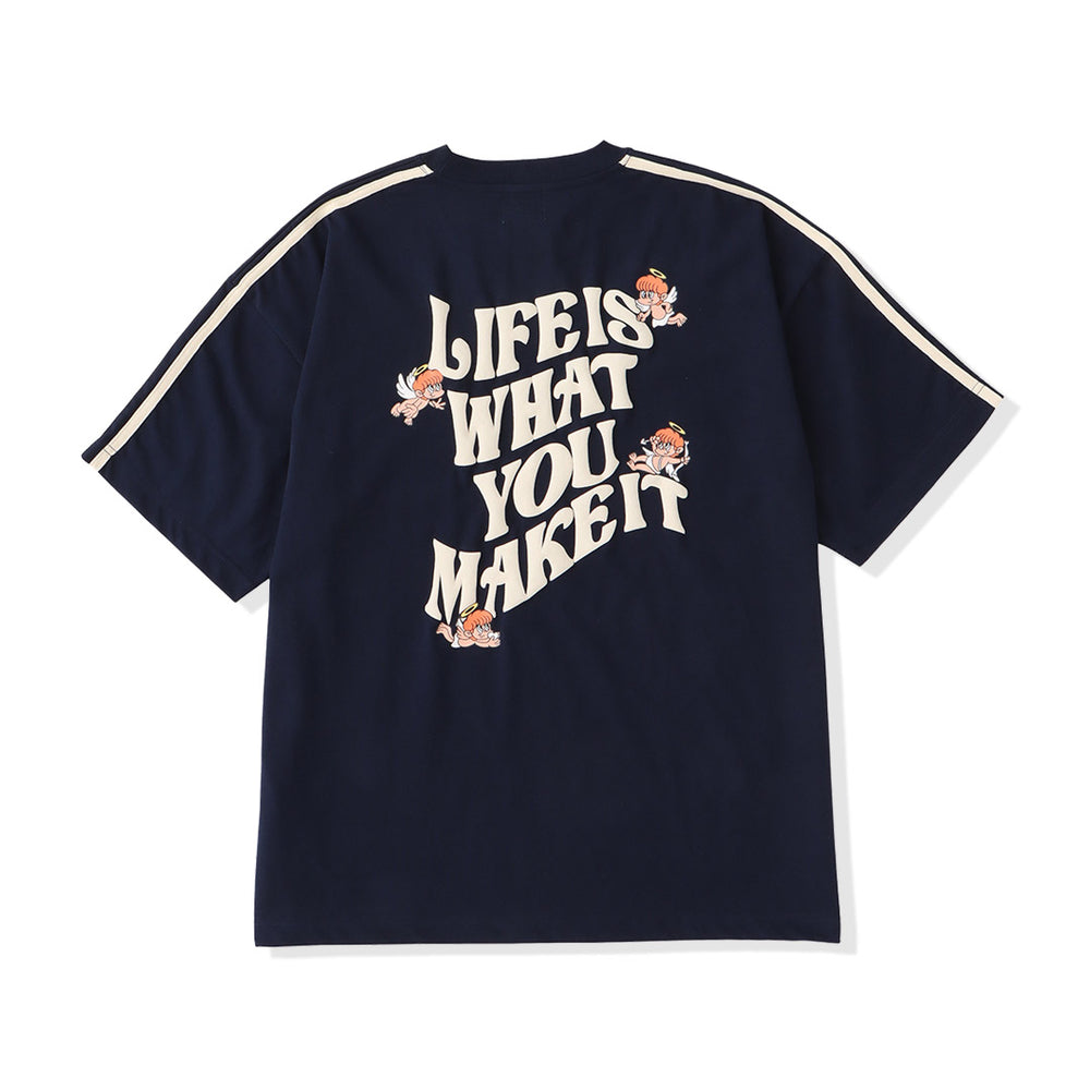 HEAVY WEIGHT 7.5oz ANGEL LOGO LINE TEE