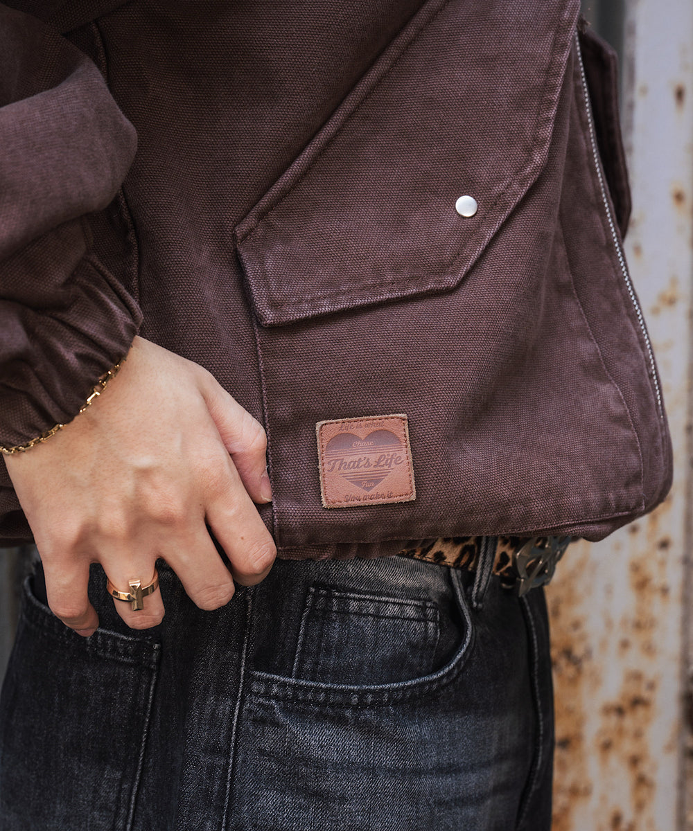 Vintage styles South North logo Duck Hooded Jacket