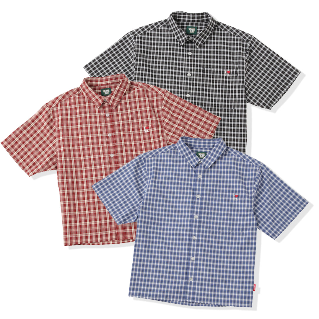 I ♥ TL  CHECK SHIRT